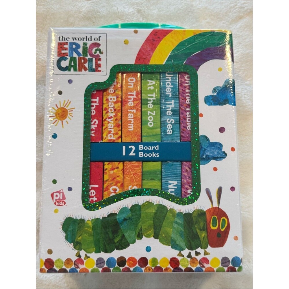 NEW World of Eric Carle, My First Library 12 Board Book Set
